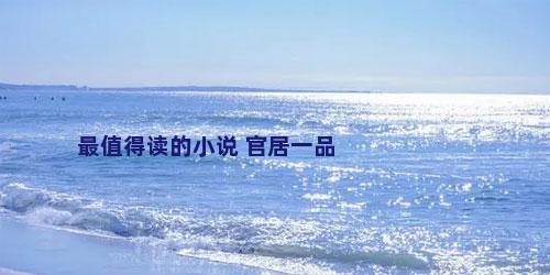 最值得读的小说 官居一品